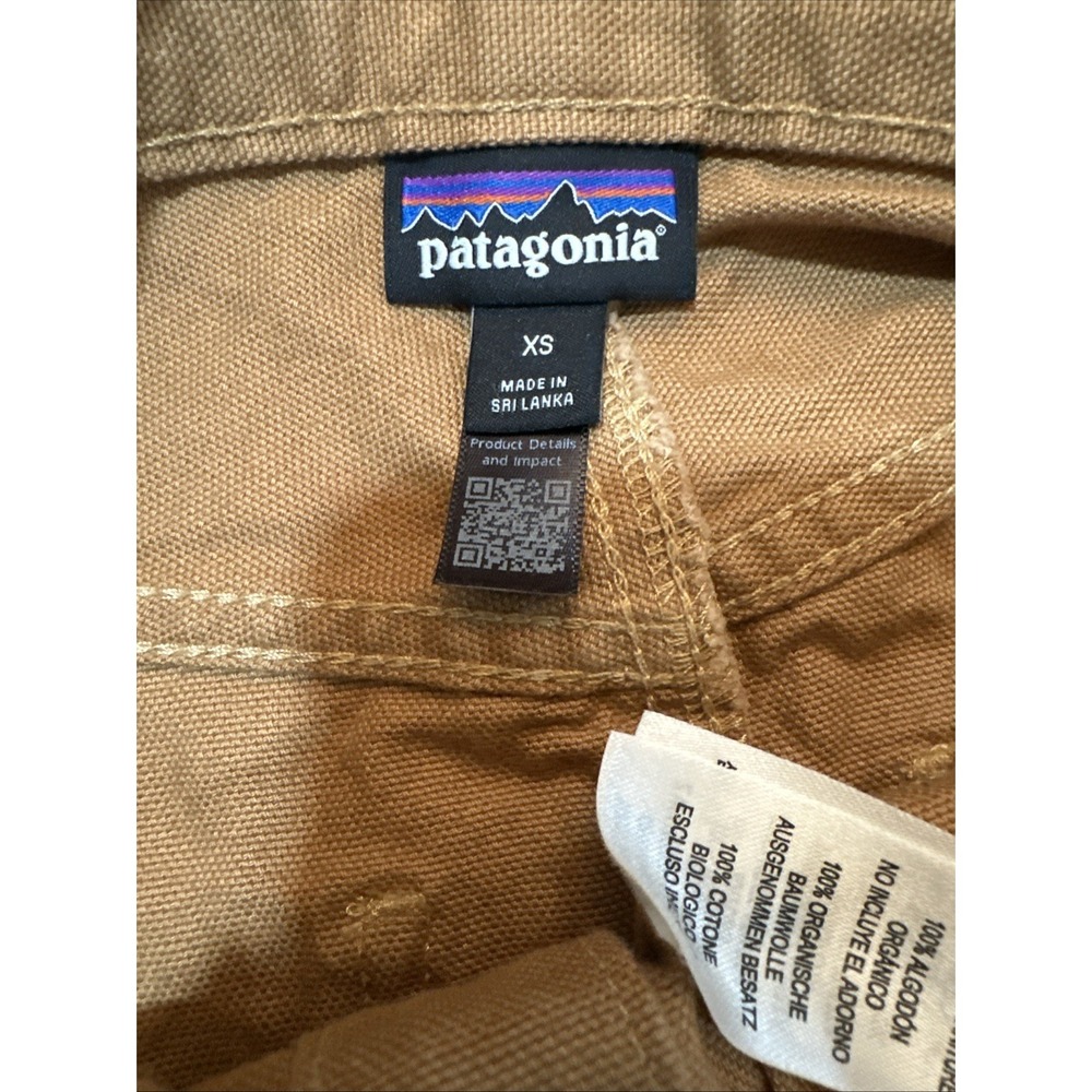 Patagonia Point Reyes Canvas Skirt Denim Size Xs Brown Button Front Denim A Line - Picture 8 of 9